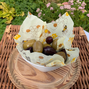 Beeswax Wraps - Re-usable, biodegradable and stylish (3 Pack)