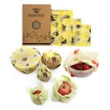 Load image into Gallery viewer, Beeswax Wraps - Re-usable, biodegradable and stylish (3 Pack)
