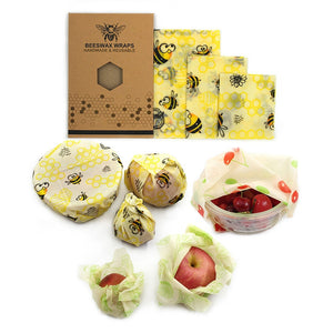 Beeswax Wraps - Re-usable, biodegradable and stylish (3 Pack)